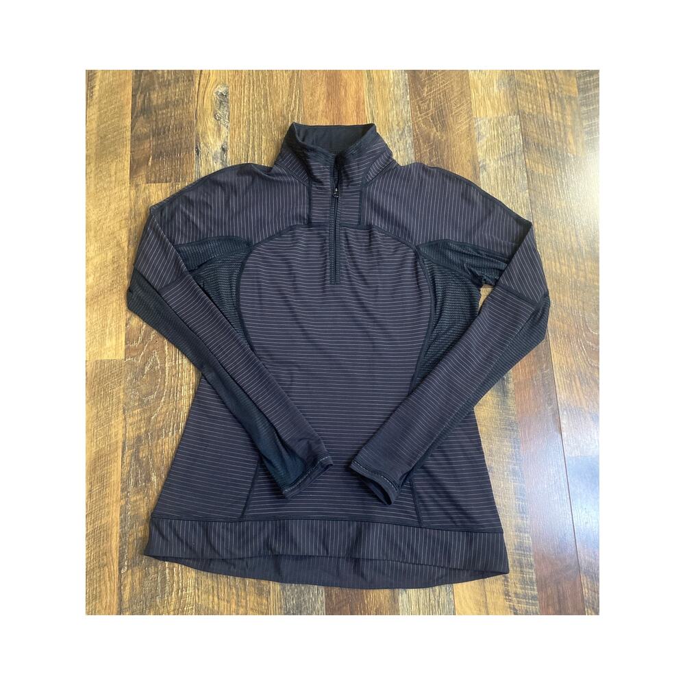 Lululemon Run For Gold 1/2 Zip Pullover Size 12 Luxtreme Long Sleeve